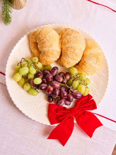 Platter | Embossed Wreath