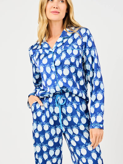 Women's Satin Charlotte Pants Set | 'Twas the Night