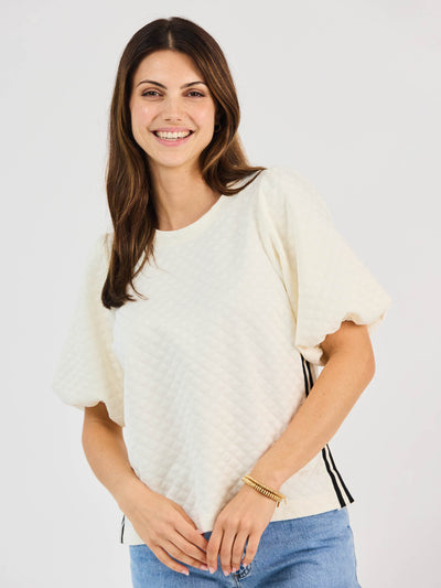 FINAL SALE - Jamie Top | Ivory