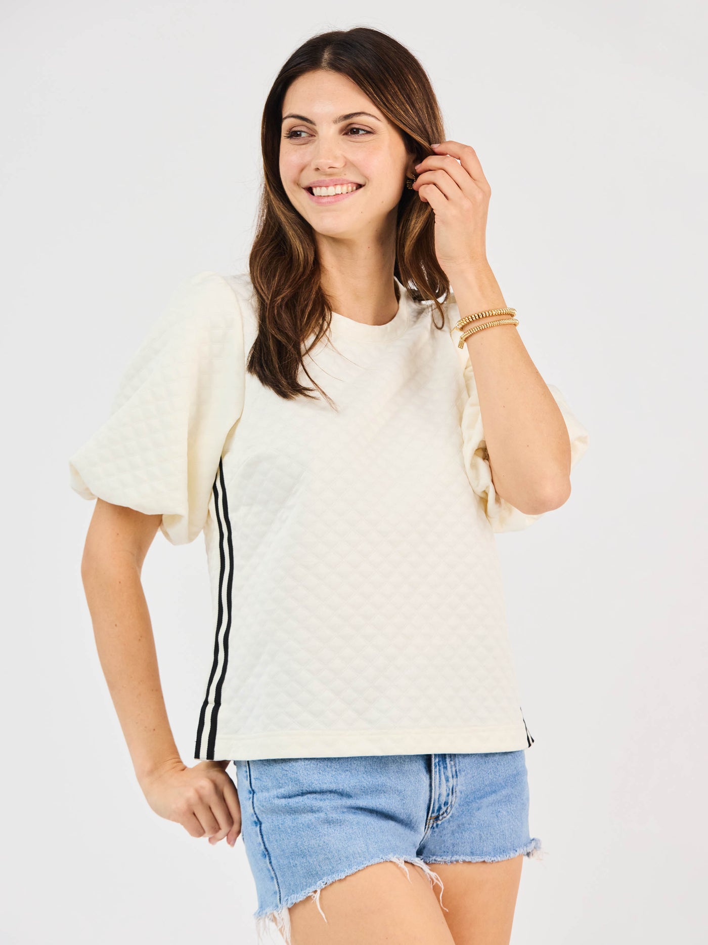FINAL SALE - Jamie Top | Ivory