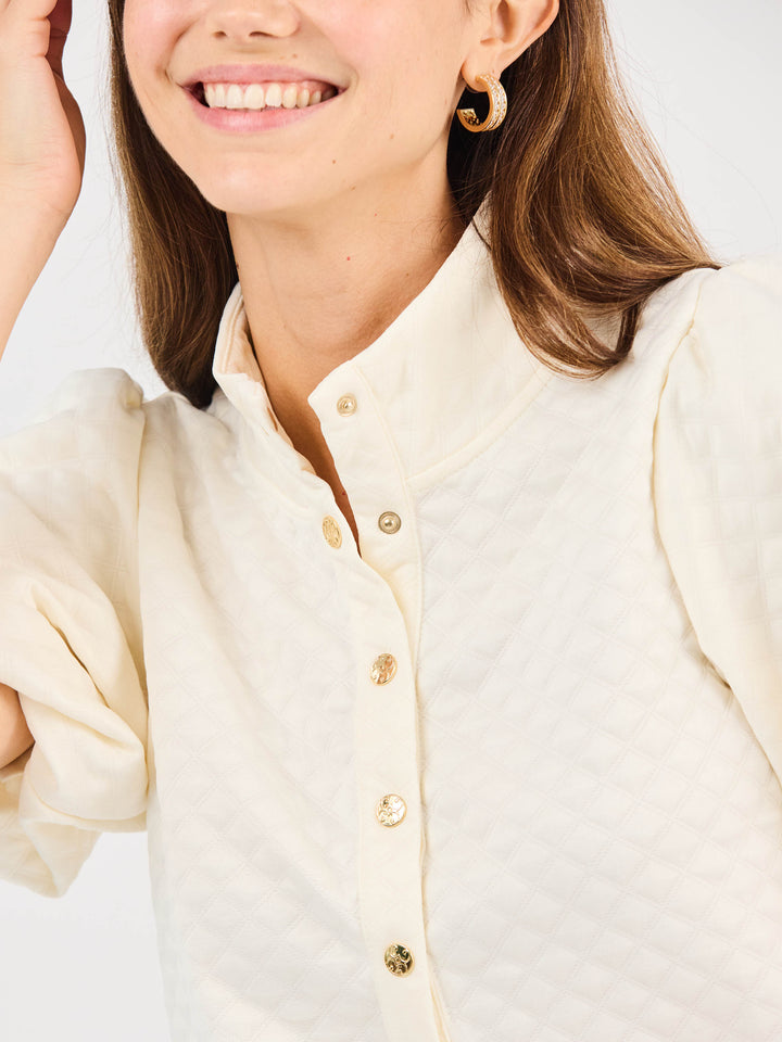 FINAL SALE - Madelyn Top | Ivory – Mary Square