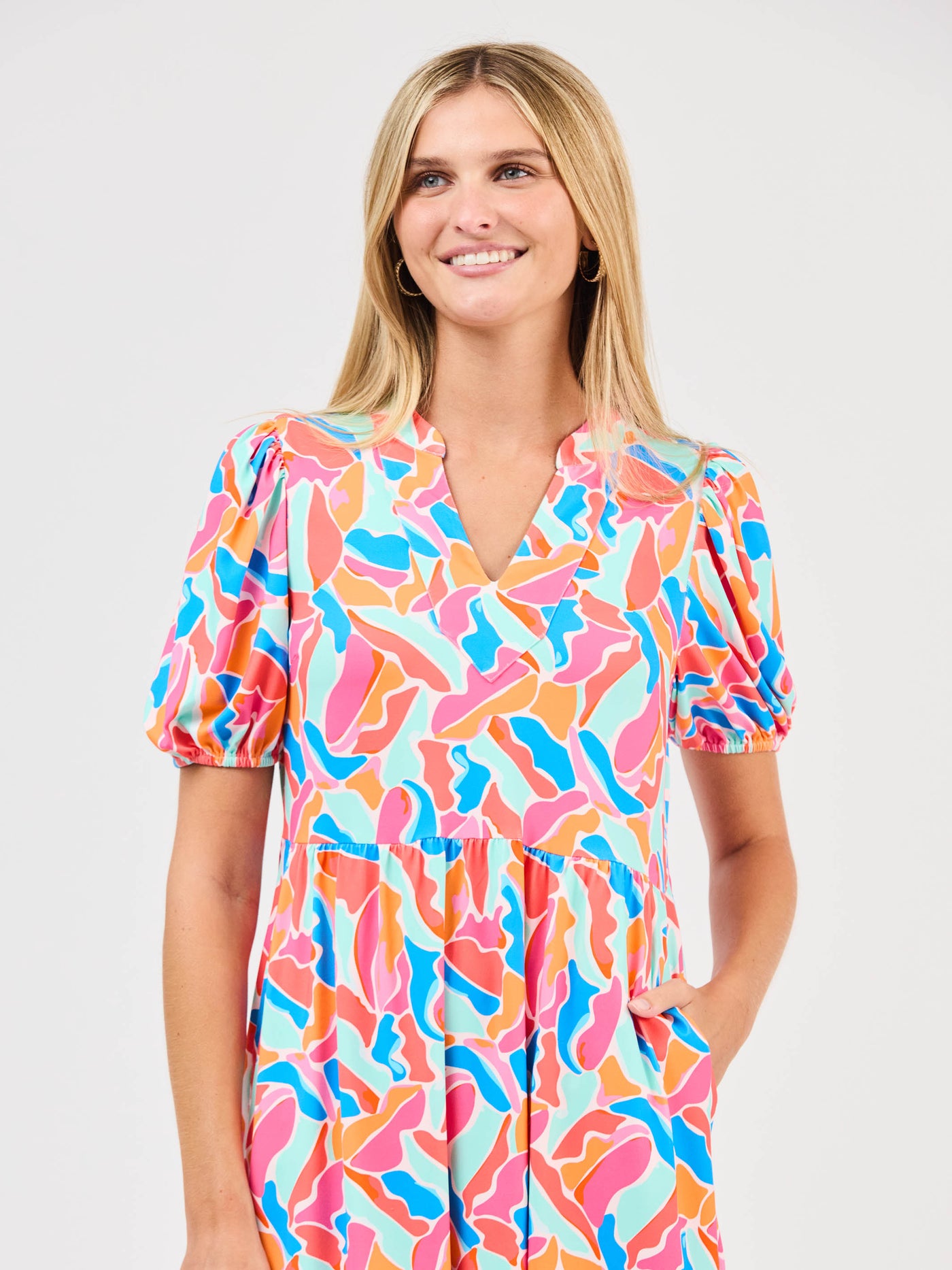 FINAL SALE - Catalina Dress | Cool Waters Blue