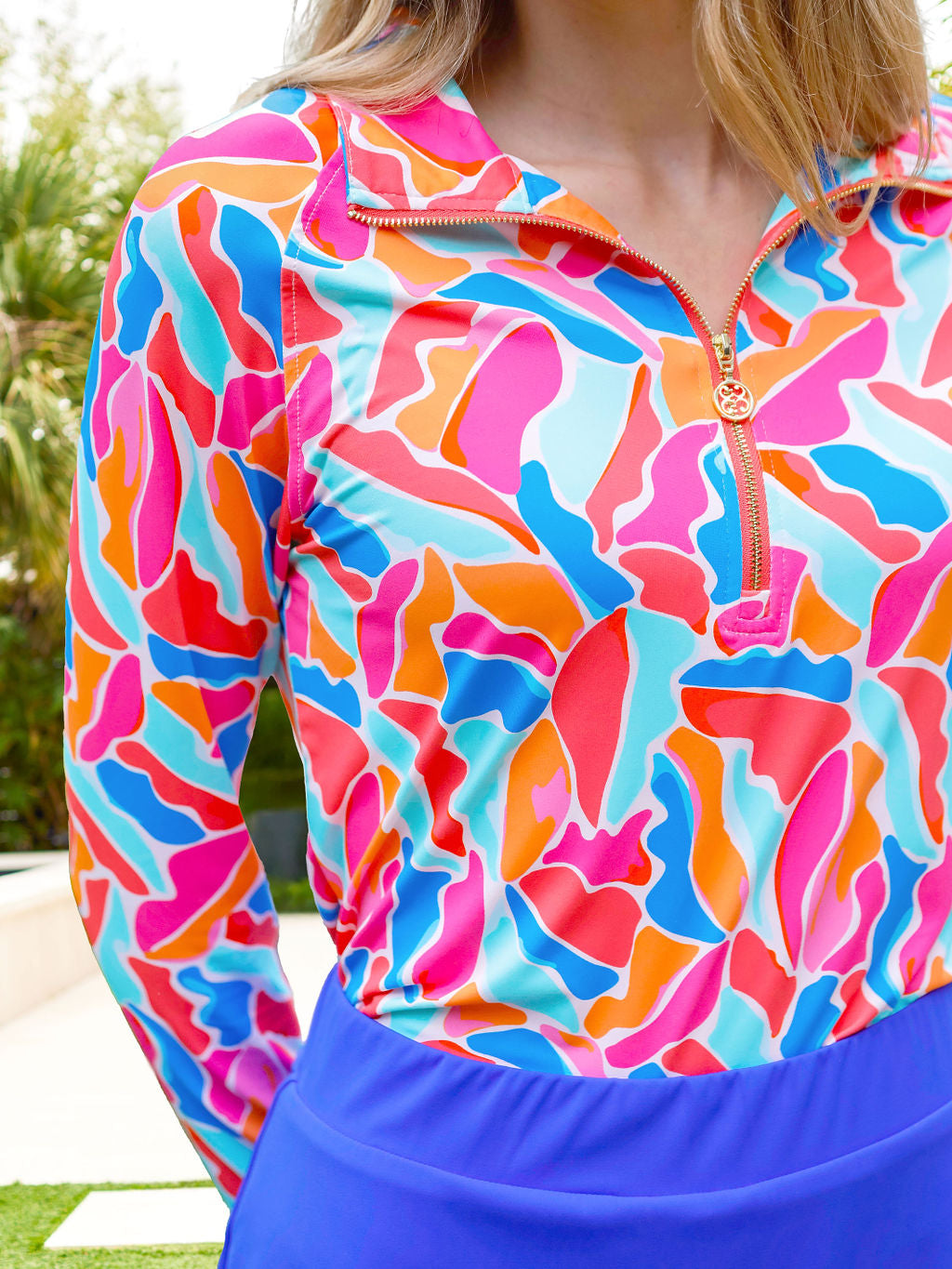 Saratoga Half-Zip | Cool Waters Blue