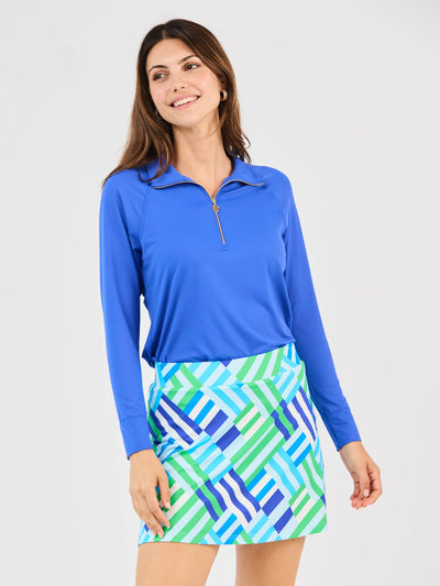 FINAL SALE - Saratoga Half-Zip Pullover | Royal Blue