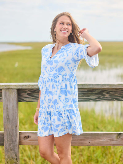 Laguna Dress | Blossom Breeze Blue