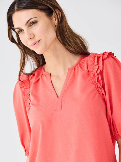 FINAL SALE - Skylar Top | Coral