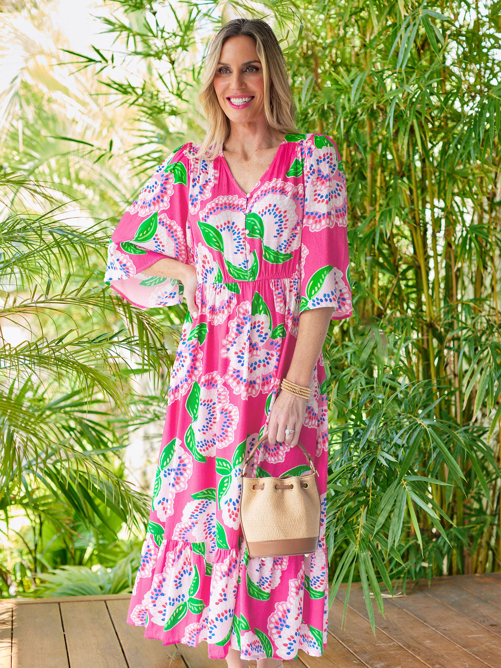 Melissa Dress | Petal Tango Pink