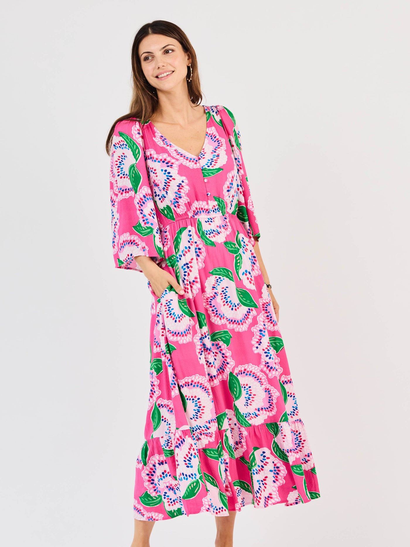 Melissa Dress | Petal Tango Pink