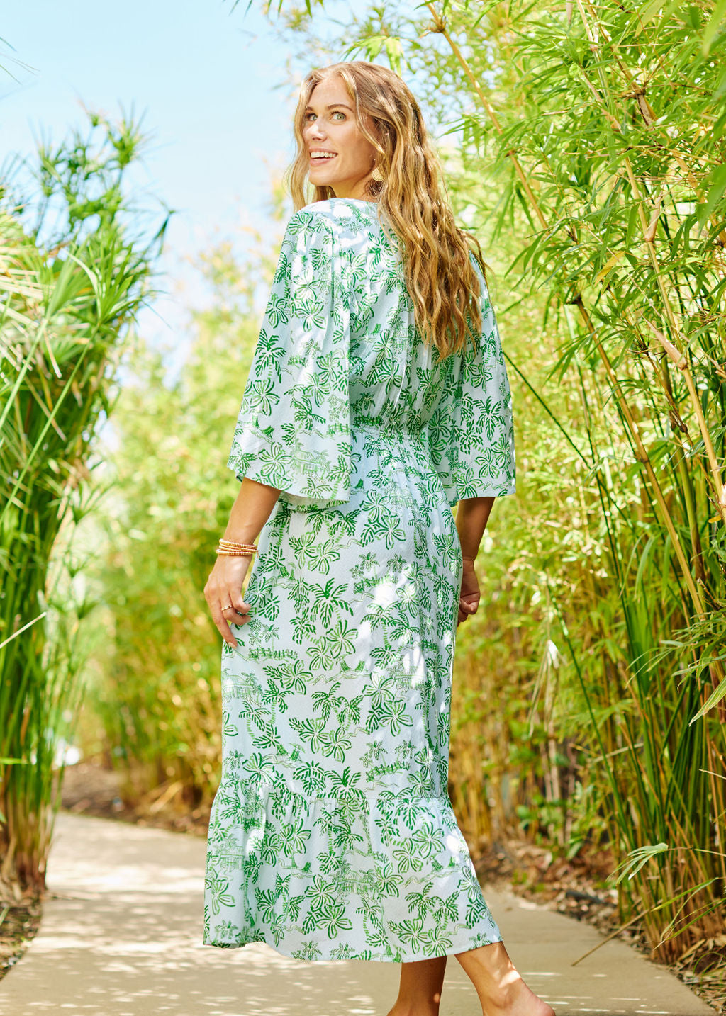 Melissa Dress | Island Oasis Green