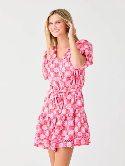 Addison Dress | Quilted Charm Red