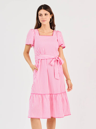 FINAL SALE - Emery Dress | Lined Up Pink