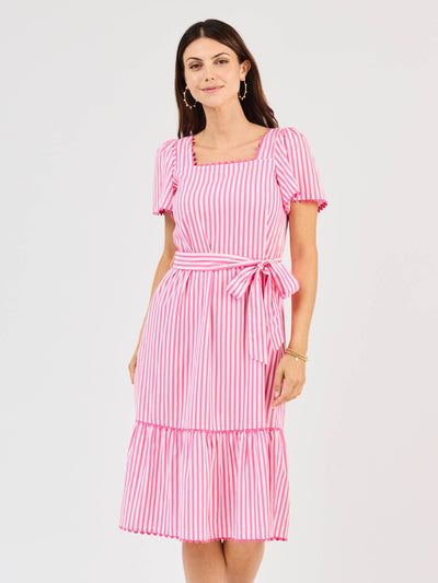 FINAL SALE - Emery Dress | Lined Up Pink