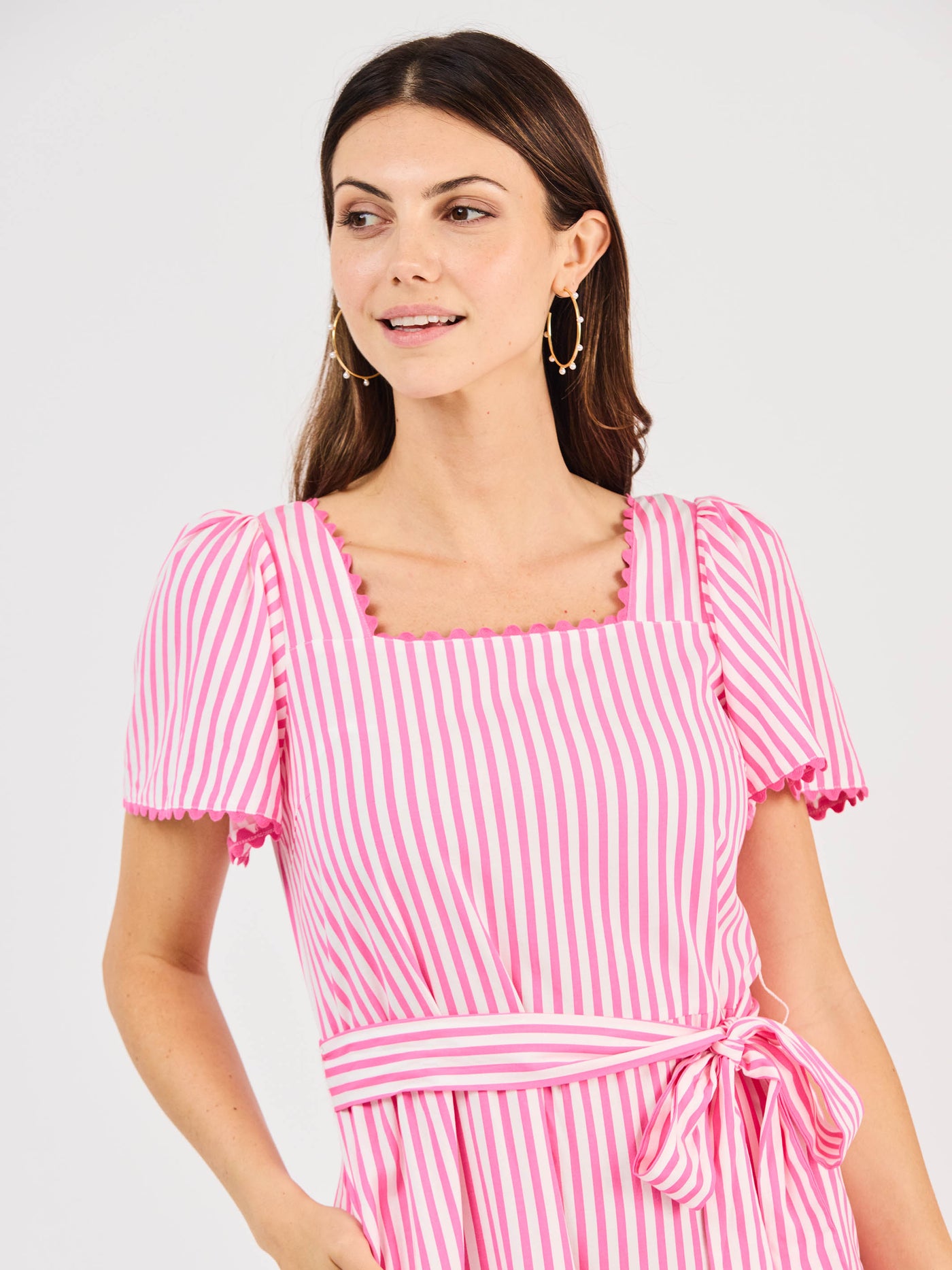 FINAL SALE - Emery Dress | Lined Up Pink