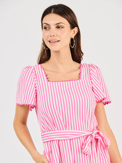 FINAL SALE - Emery Dress | Lined Up Pink