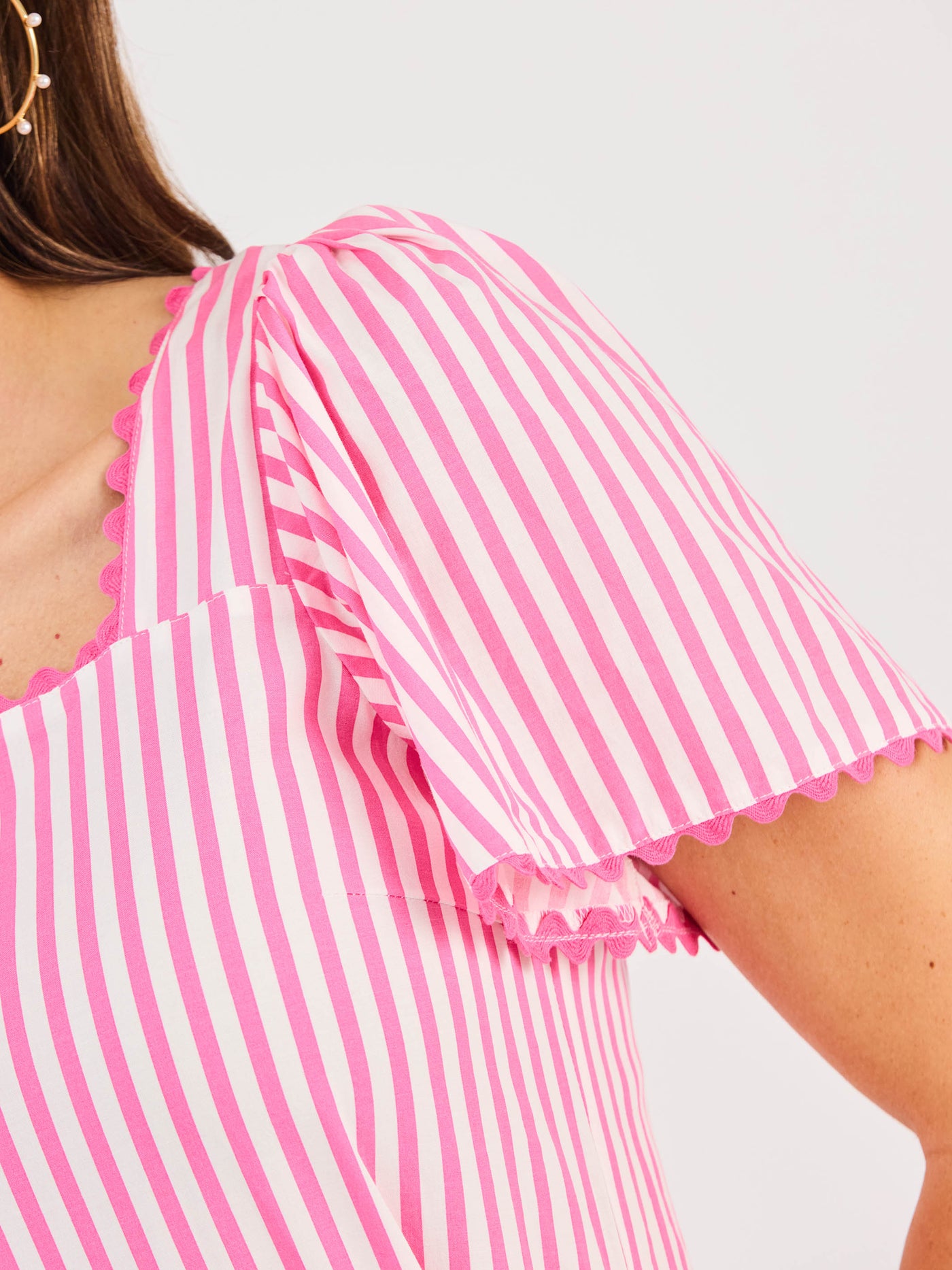 FINAL SALE - Emery Dress | Lined Up Pink