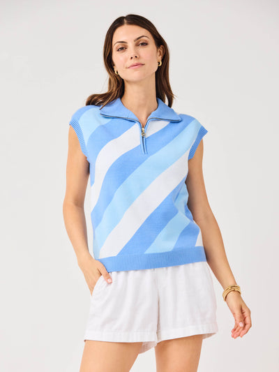 FINAL SALE - Celia Sweater | Blue Stripe
