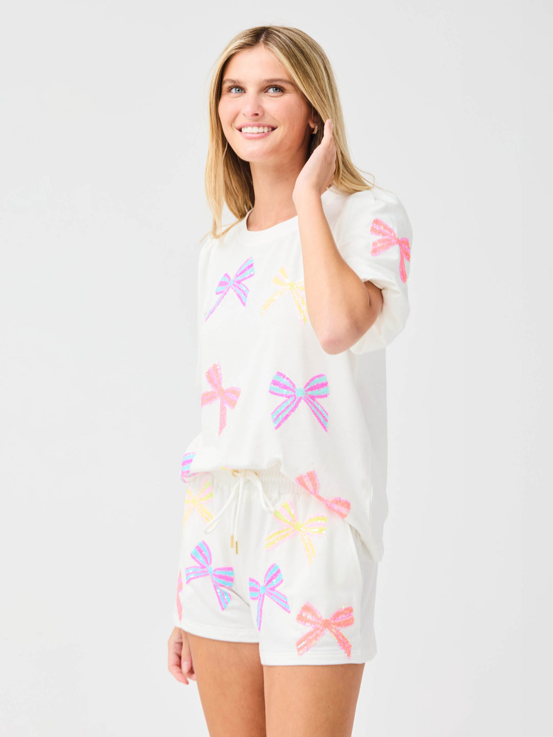 トップス Tina ribbon tops andmary ANDMARY】Tina ribbon tops