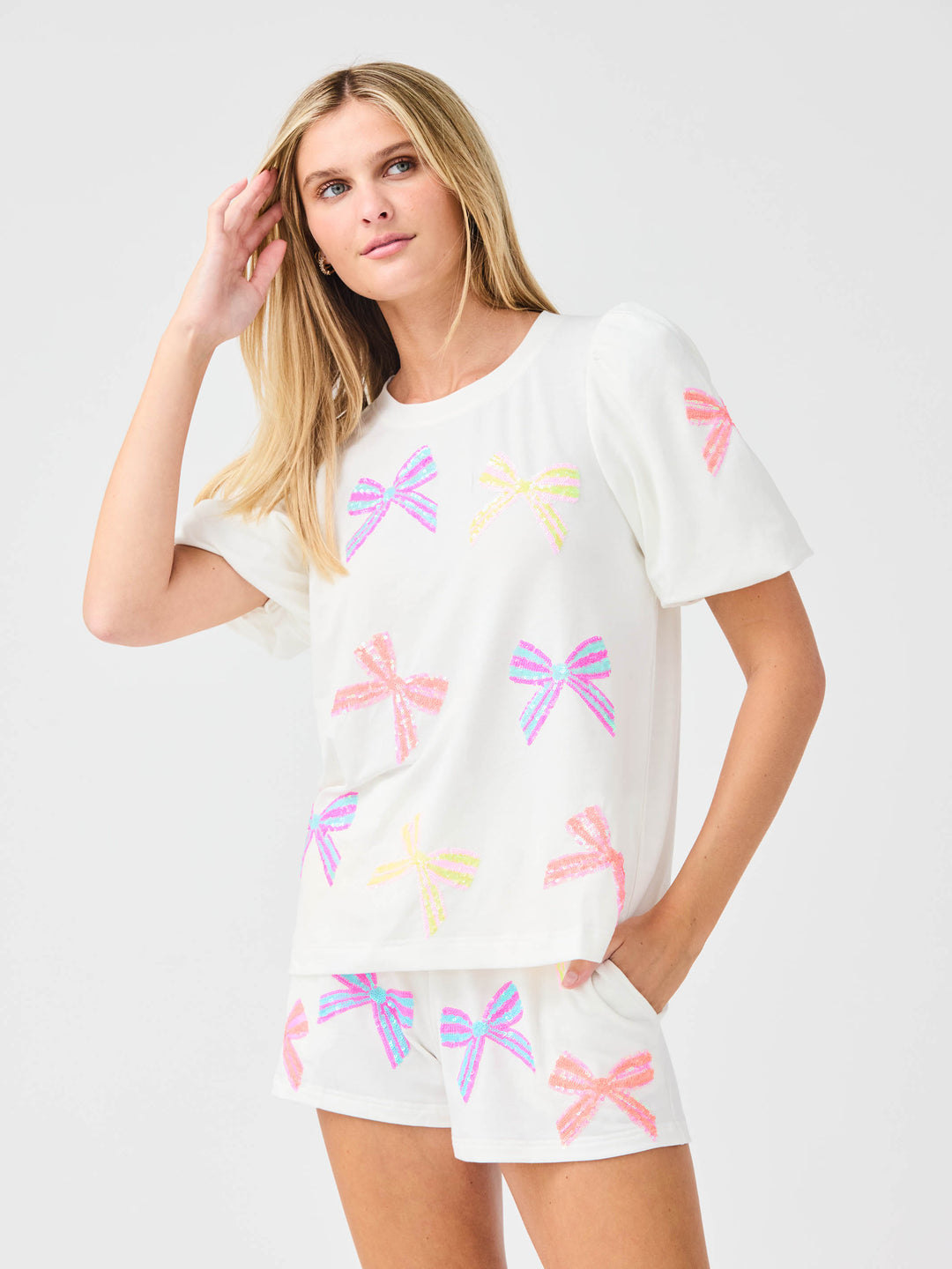 トップス andmary Tina ribbon tops ANDMARY】Tina ribbon tops