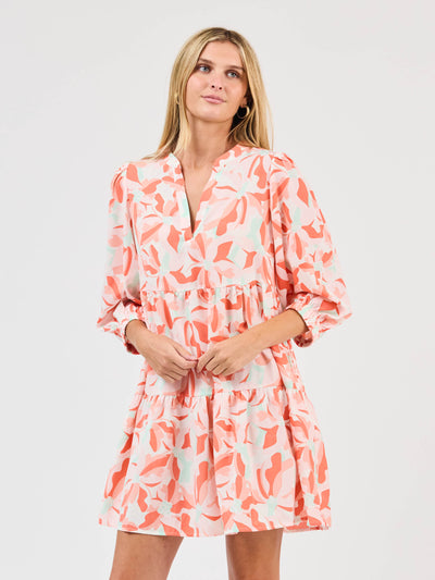FINAL SALE - Cooper Dress | Botanical Bliss White
