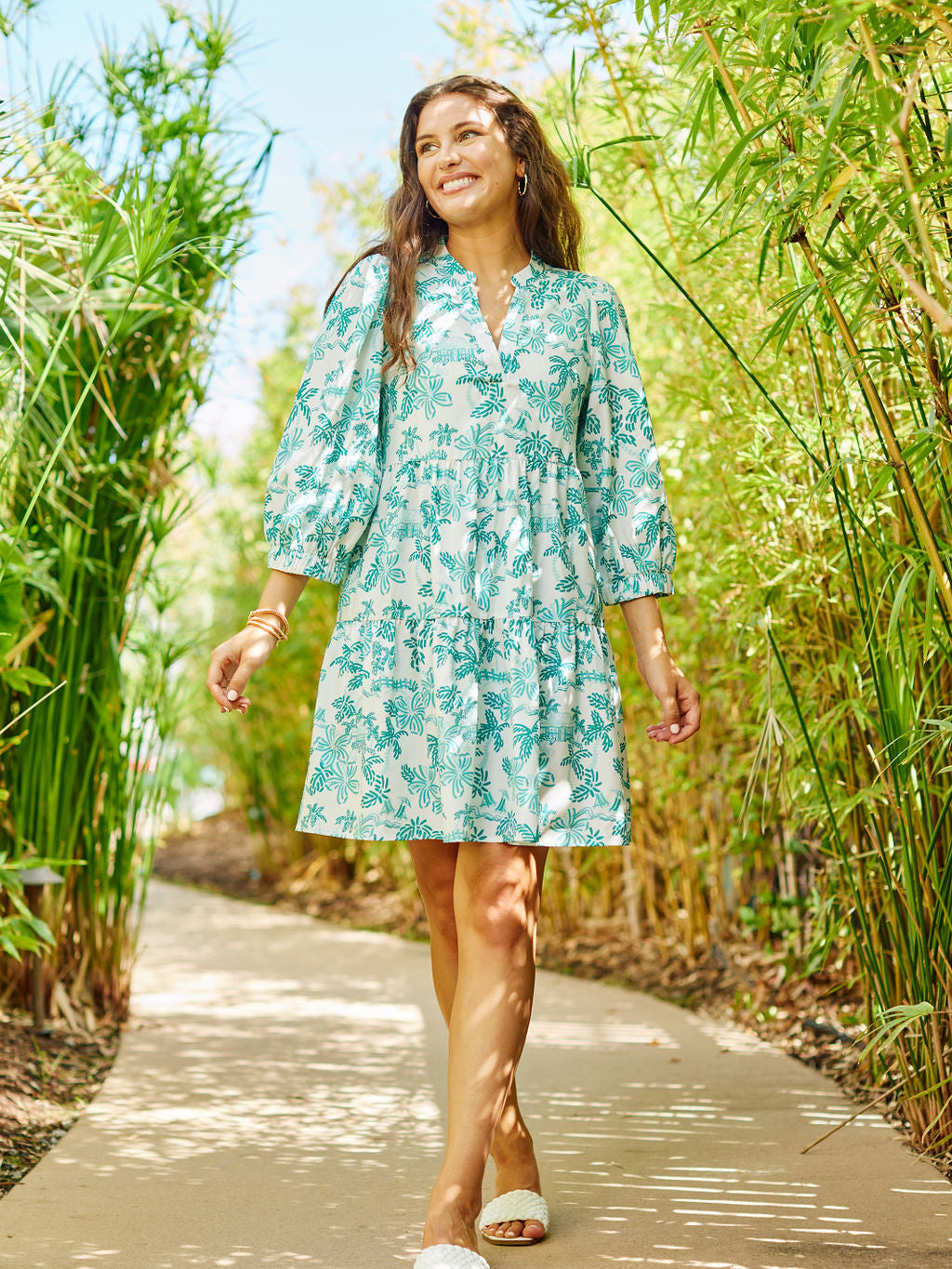 Cooper Dress | Island Oasis Blue