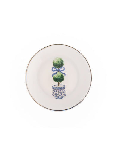 Appetizer Plates | Topiary - Set of 4