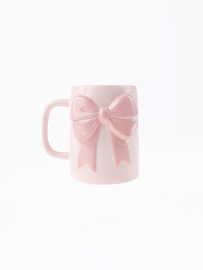 Ceramic Bow Mug | Pink
