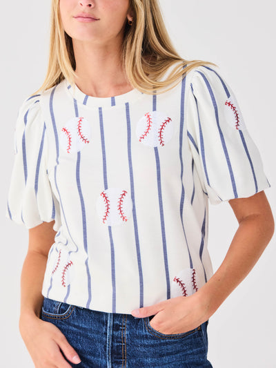 Tina Top | Sequin Baseball