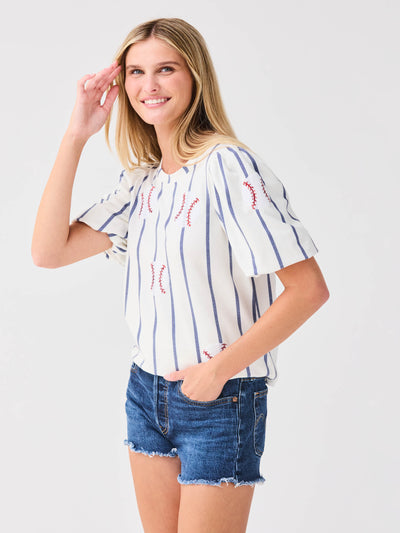 Tina Top | Sequin Baseball