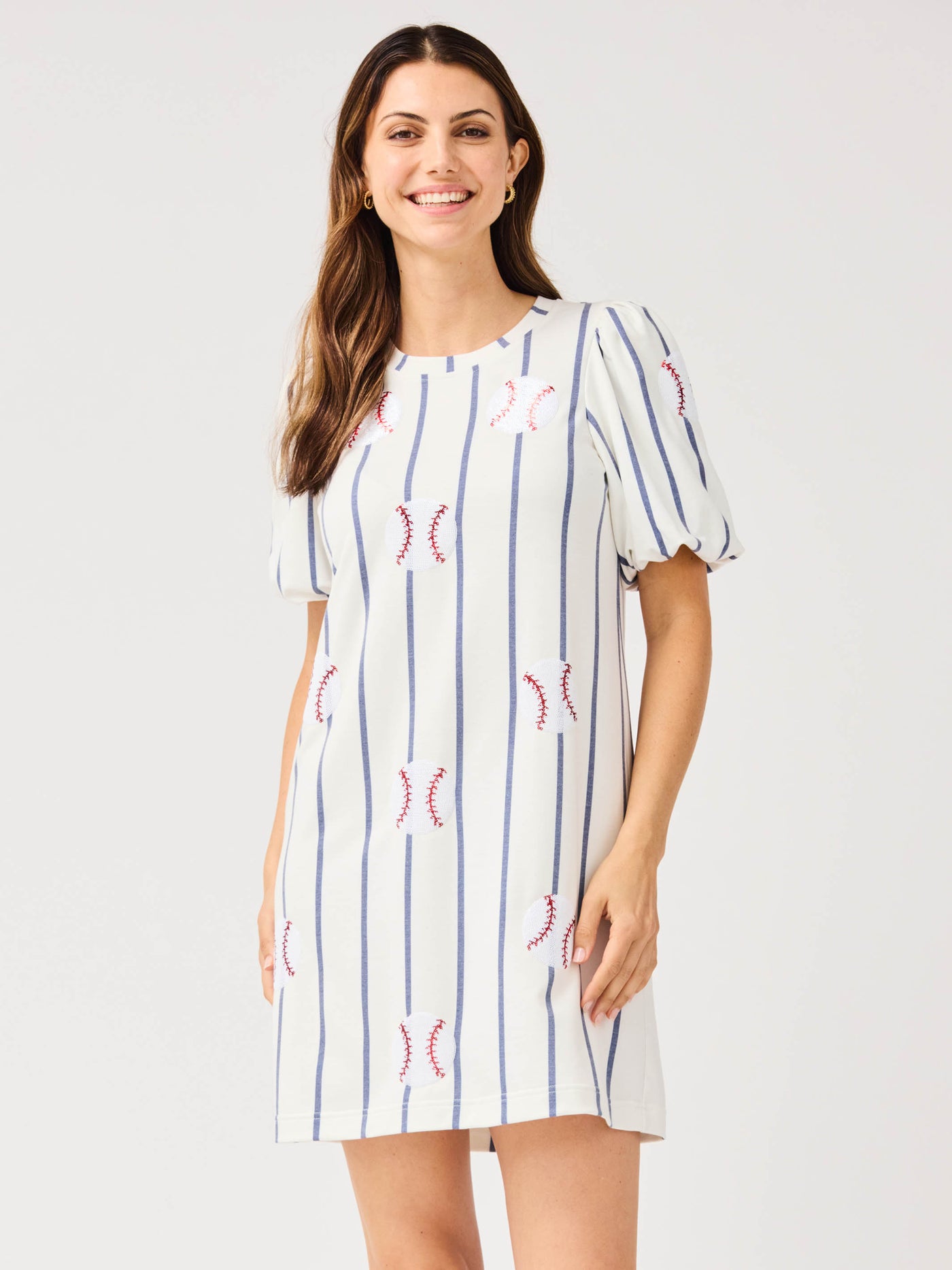 Kristen Dress | Sequin Baseball