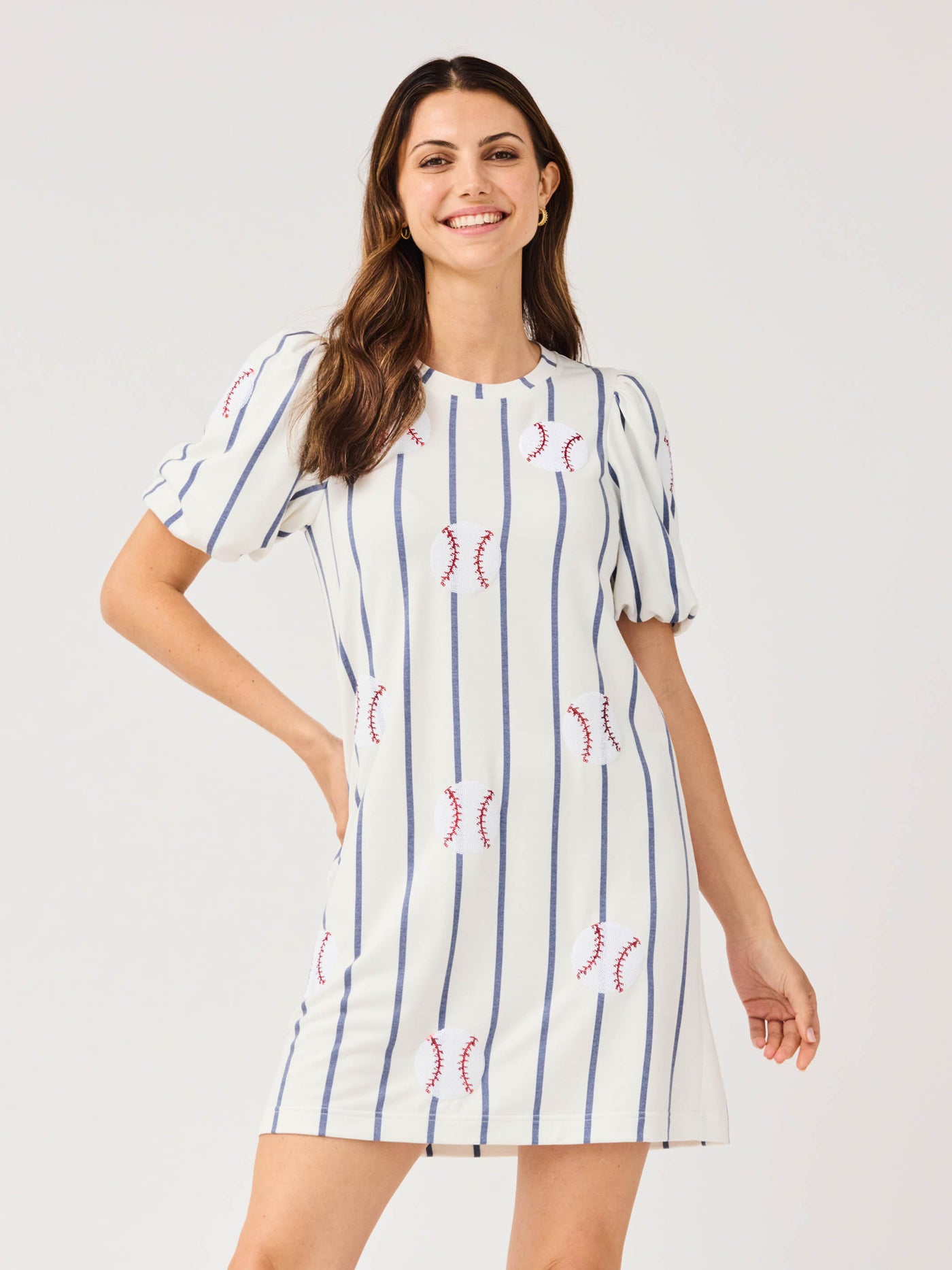 Kristen Dress | Sequin Baseball