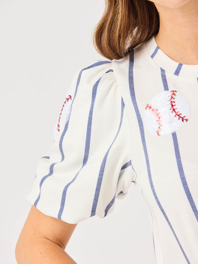 Kristen Dress | Sequin Baseball
