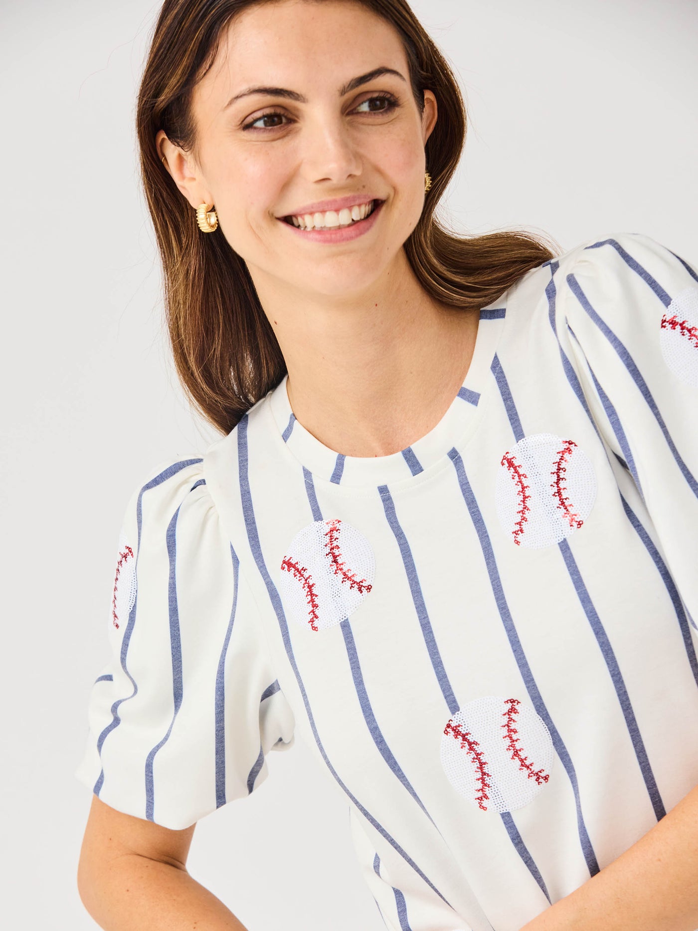 Kristen Dress | Sequin Baseball
