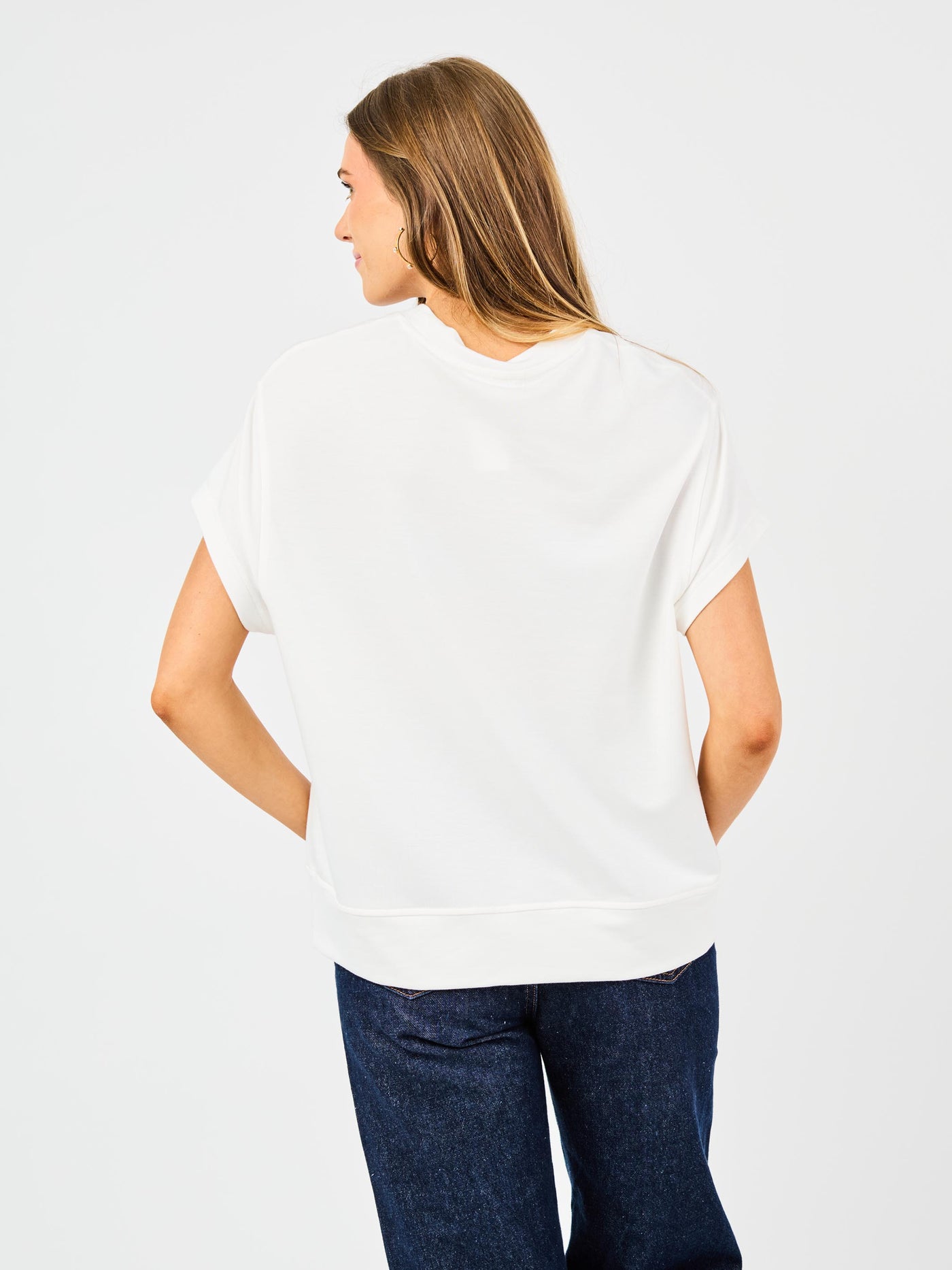 Emily Top | Footballs Orange + White