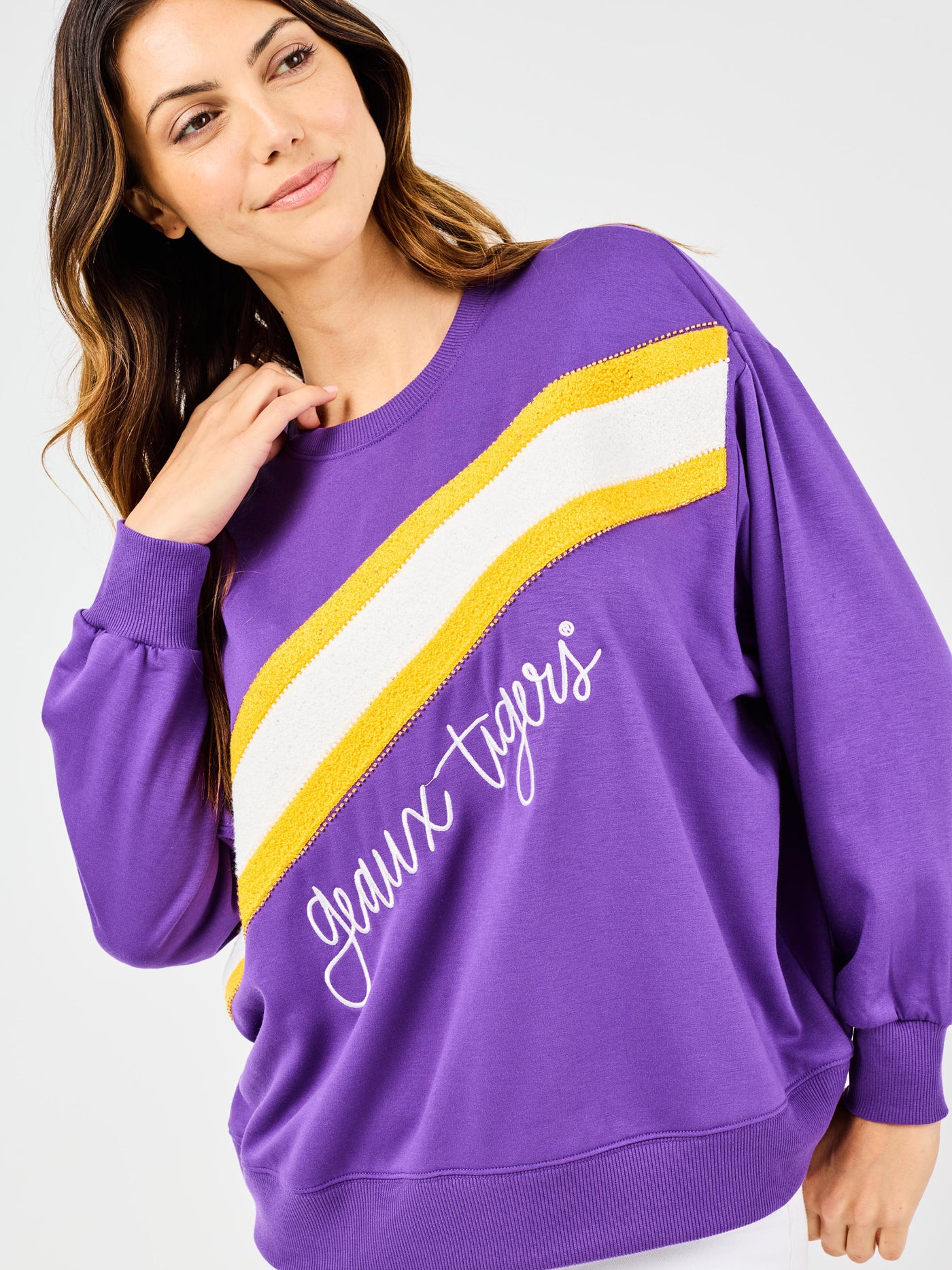 Sarah Sweatshirt | Geaux Tigers