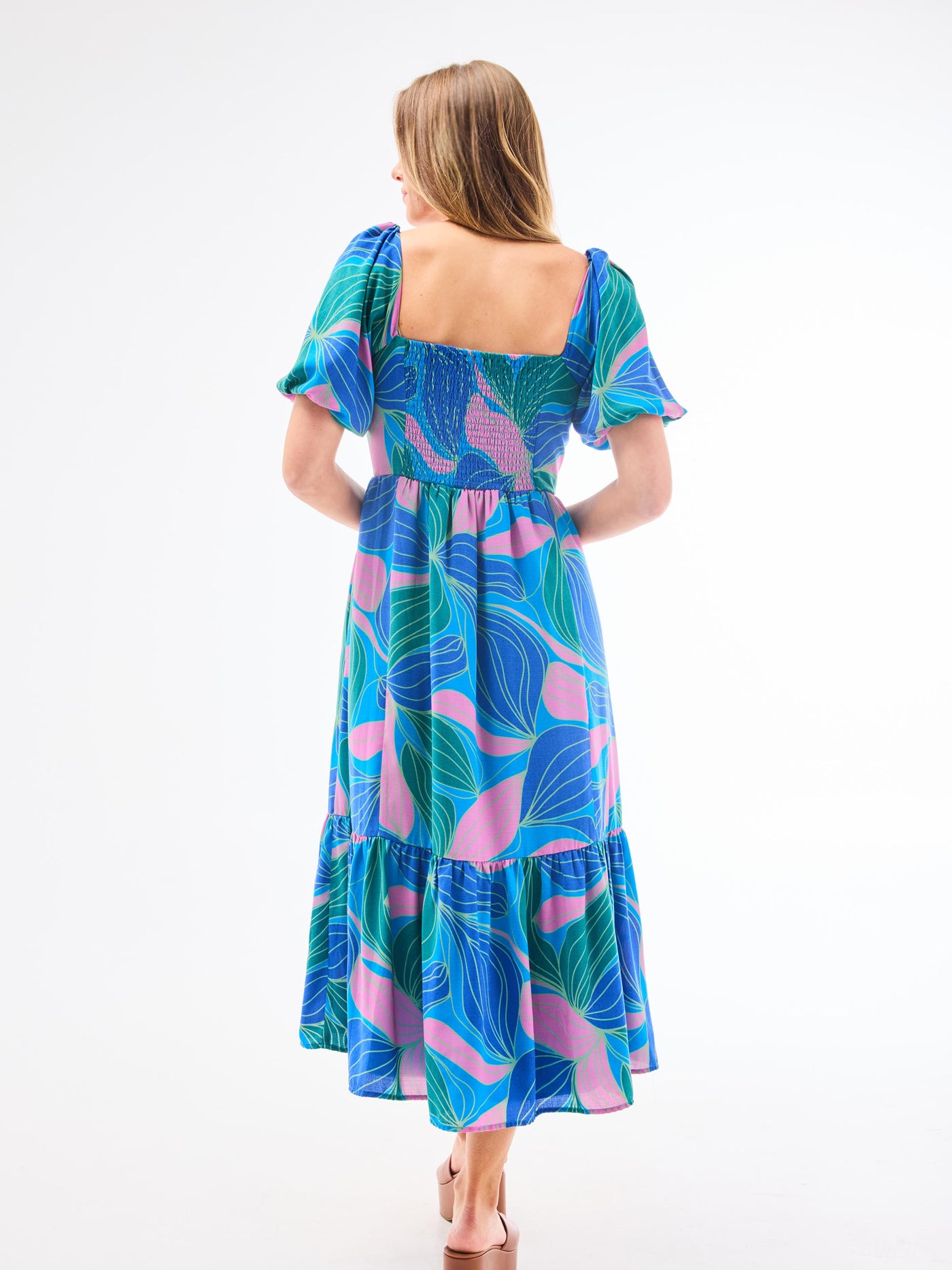Alexi Dress | Glow Over Blue