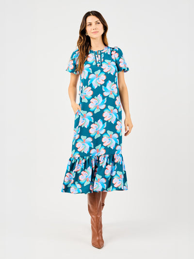 Camila Dress | Center Stage Green