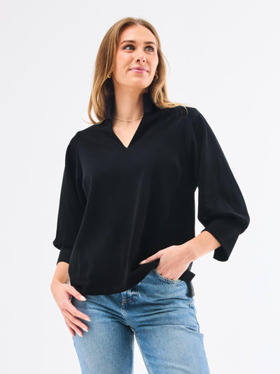 FINAL SALE - Jocelyn Top | Black