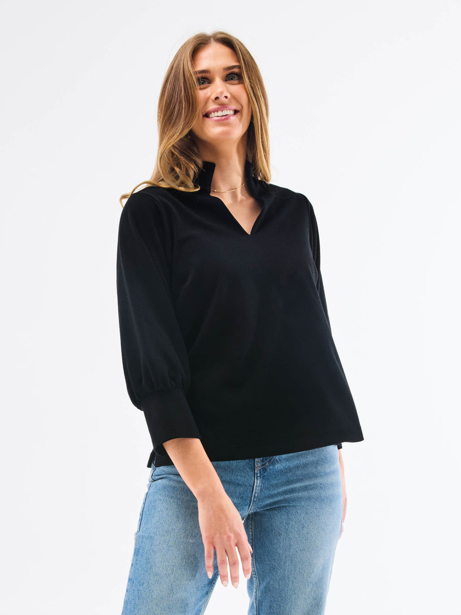 FINAL SALE - Jocelyn Top | Black – Mary Square