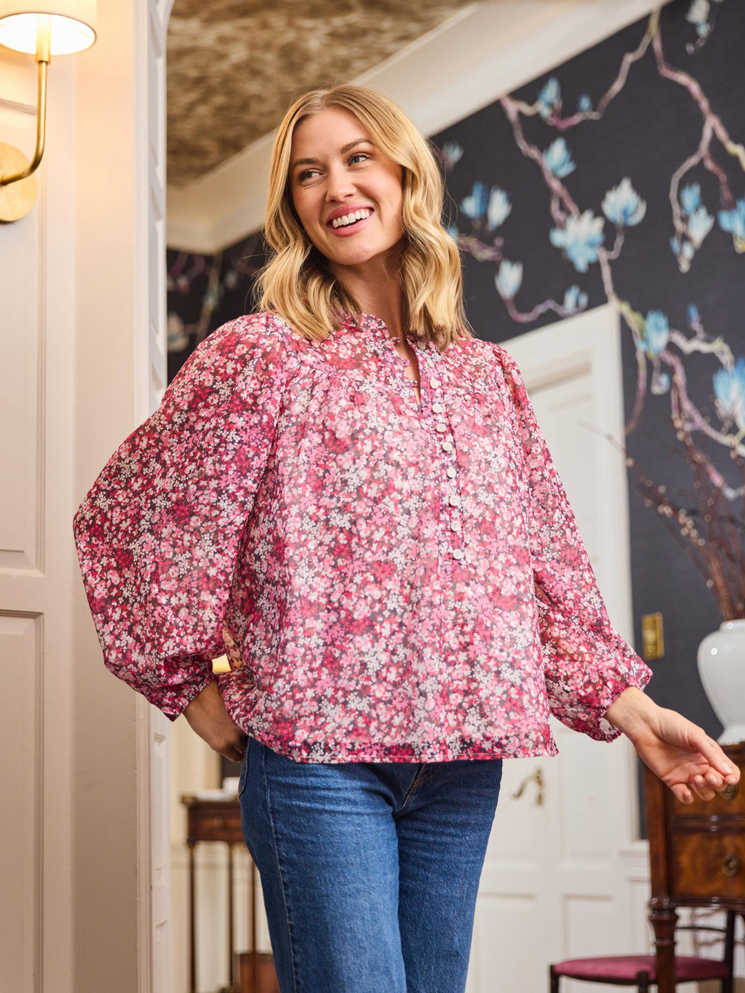 FINAL SALE - Brianna Top | Daydreaming Pink – Mary Square