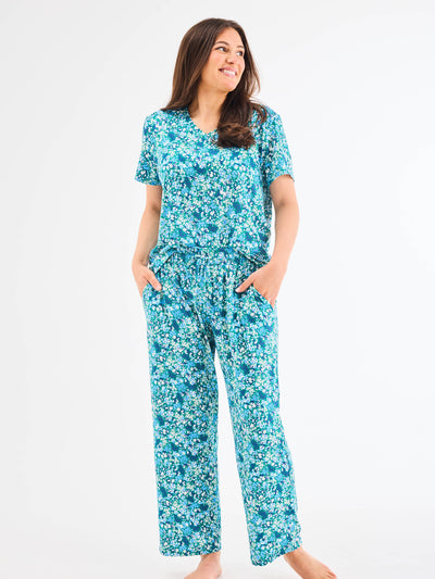 Women's Alli Pants Set | Day Dreaming Blue