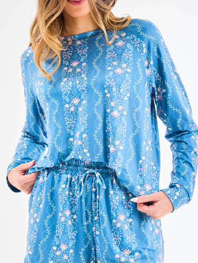 Women's Annie Shorts Set | Ivy Lane Blue