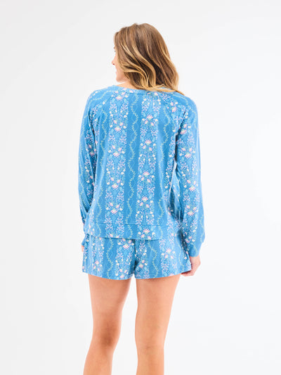 Women's Annie Shorts Set | Ivy Lane Blue