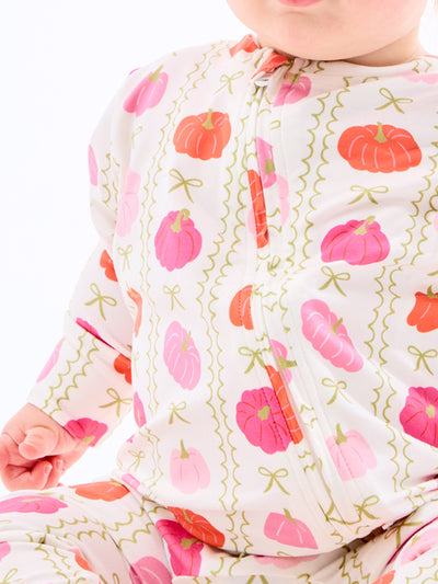 FINAL SALE - Baby Pajama Onesie | Little Pumpkin