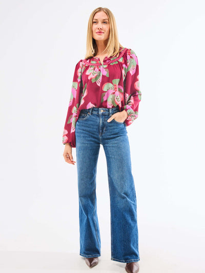 Janelle Top | Center Stage Plum