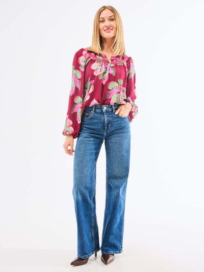 Janelle Top | Center Stage Plum