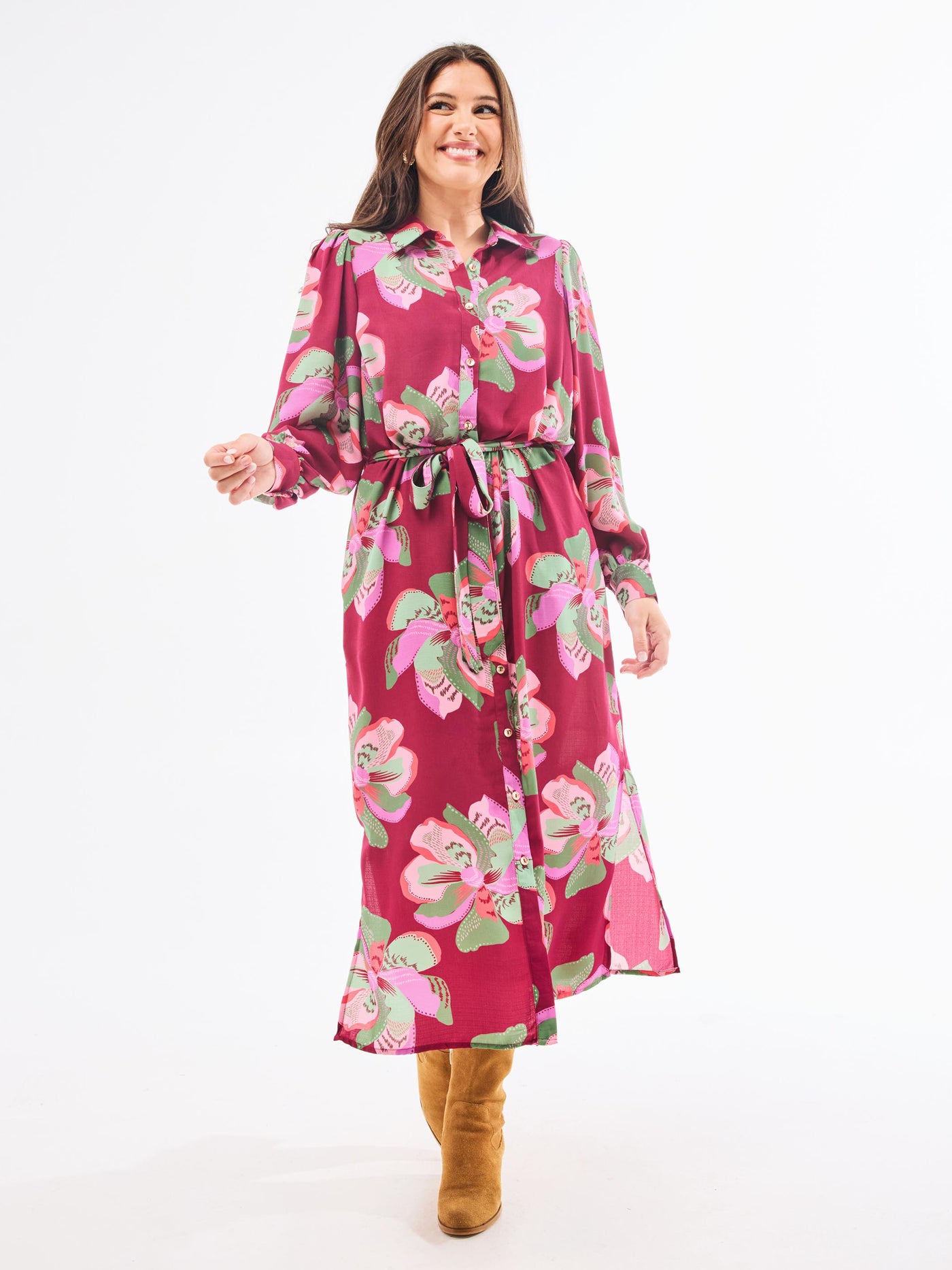 Ava Dress | Center Stage Plum