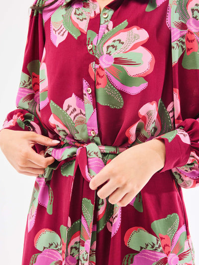 Ava Dress | Center Stage Plum