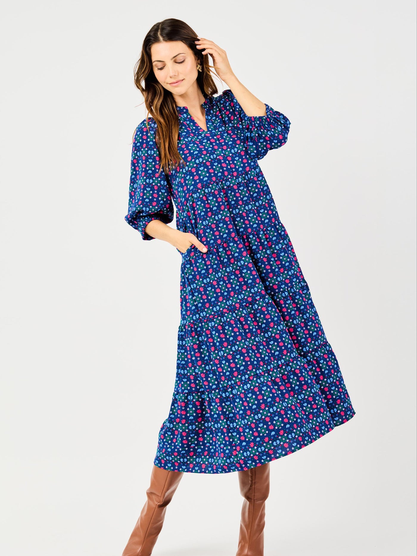 Cameron Dress | Take Two Navy