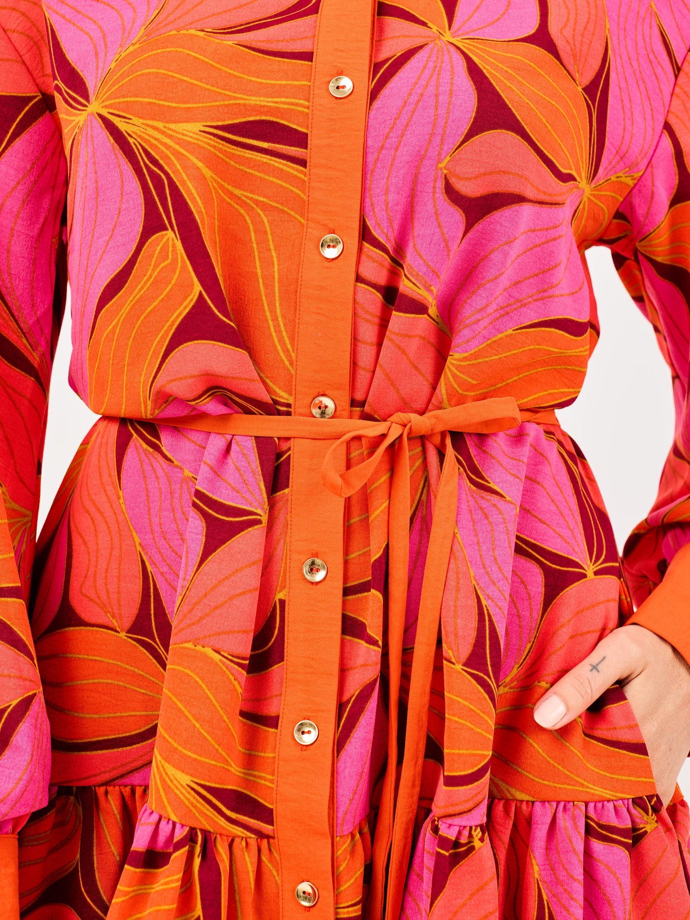 Maya Dress | Glow Over Fire