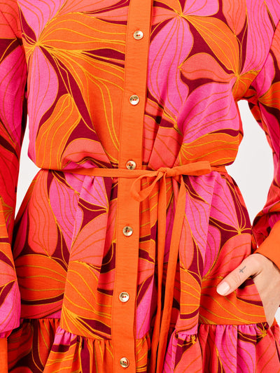 Maya Dress | Glow Over Fire